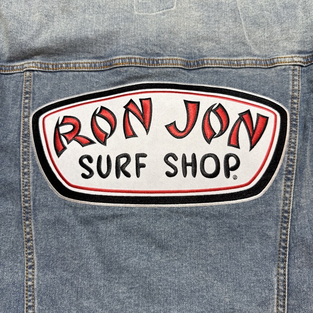 Ron Jon Surf Shop‎ Blue Jean Denim Jacket Size XL - Picture 13 of 13